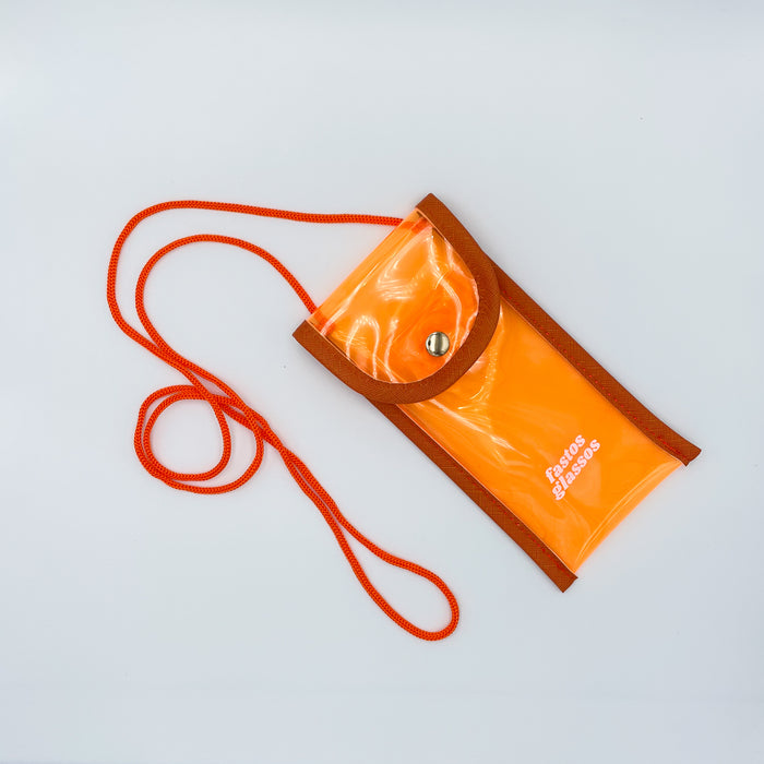 Sunglass Case - Neon Orange