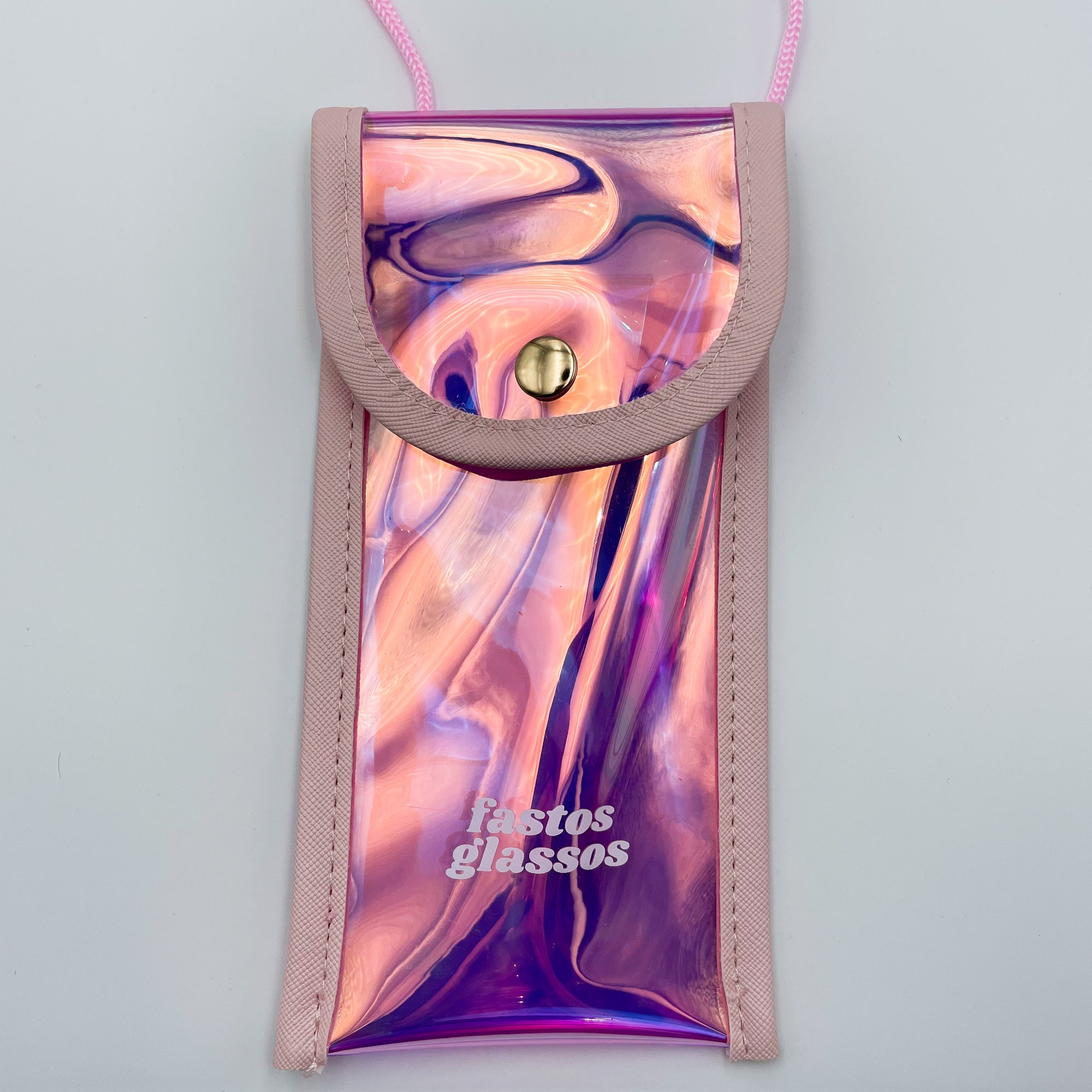 Sunglass Case - Hologram Pink