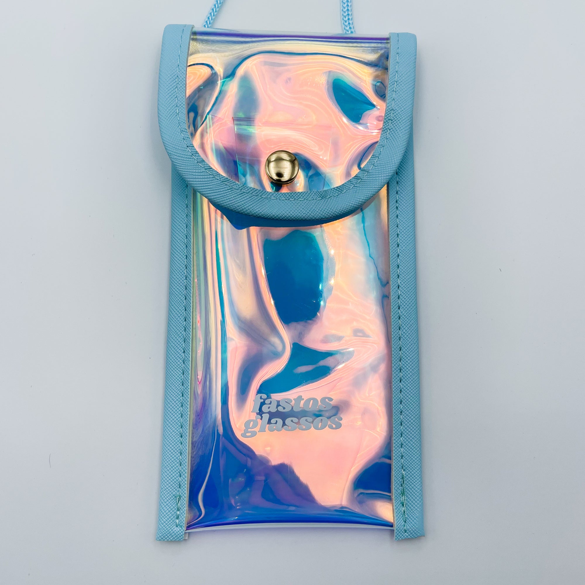 Sunglass Case - Hologram Blue