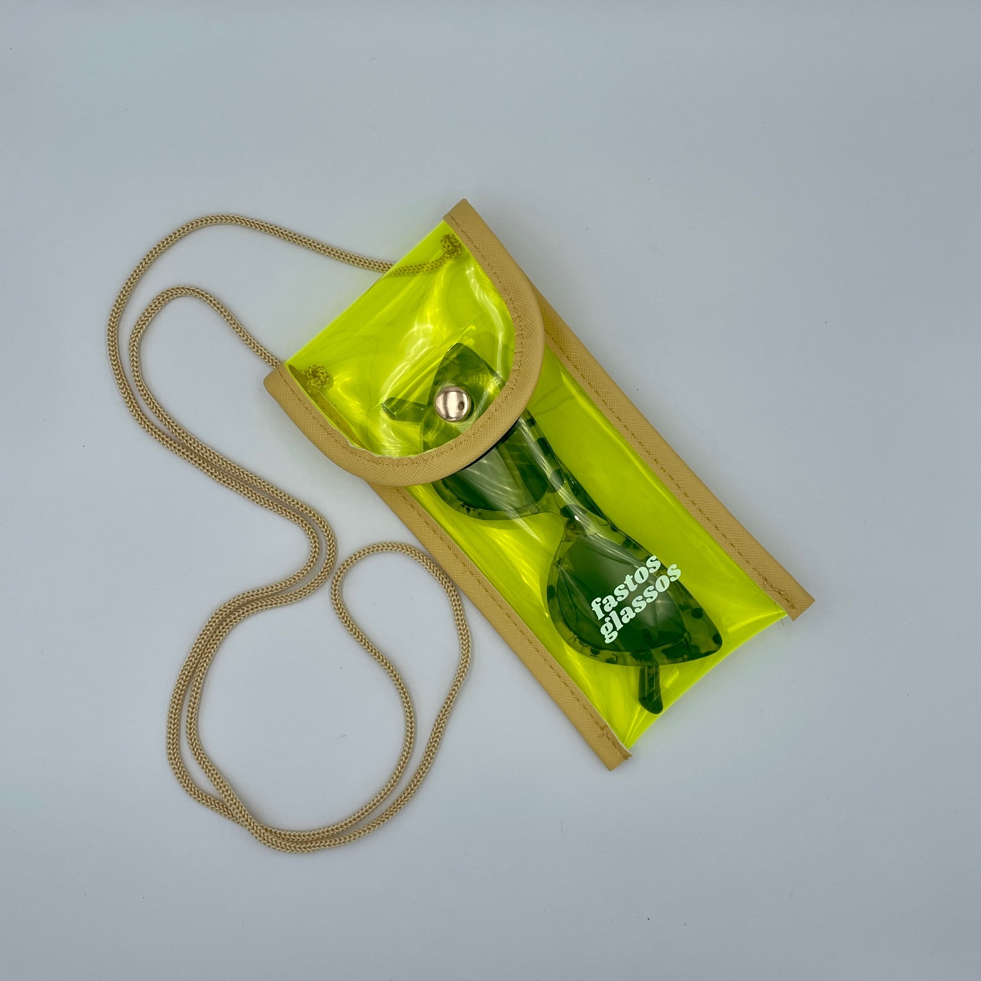 Sunglass Case - Neon Yellow