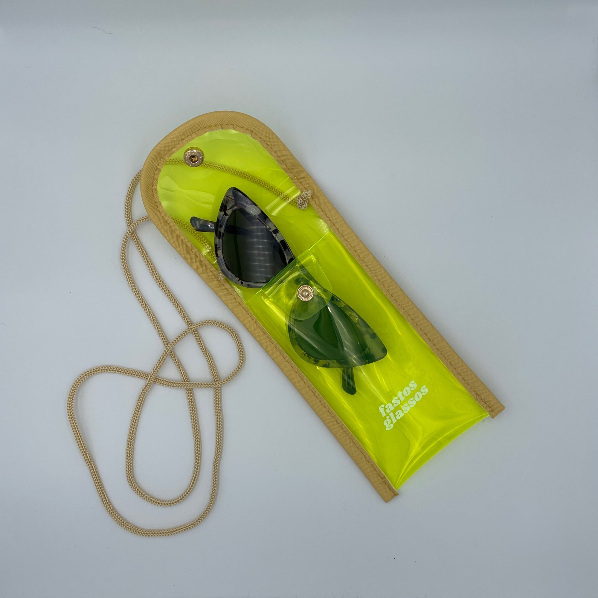 Sunglass Case - Neon Yellow