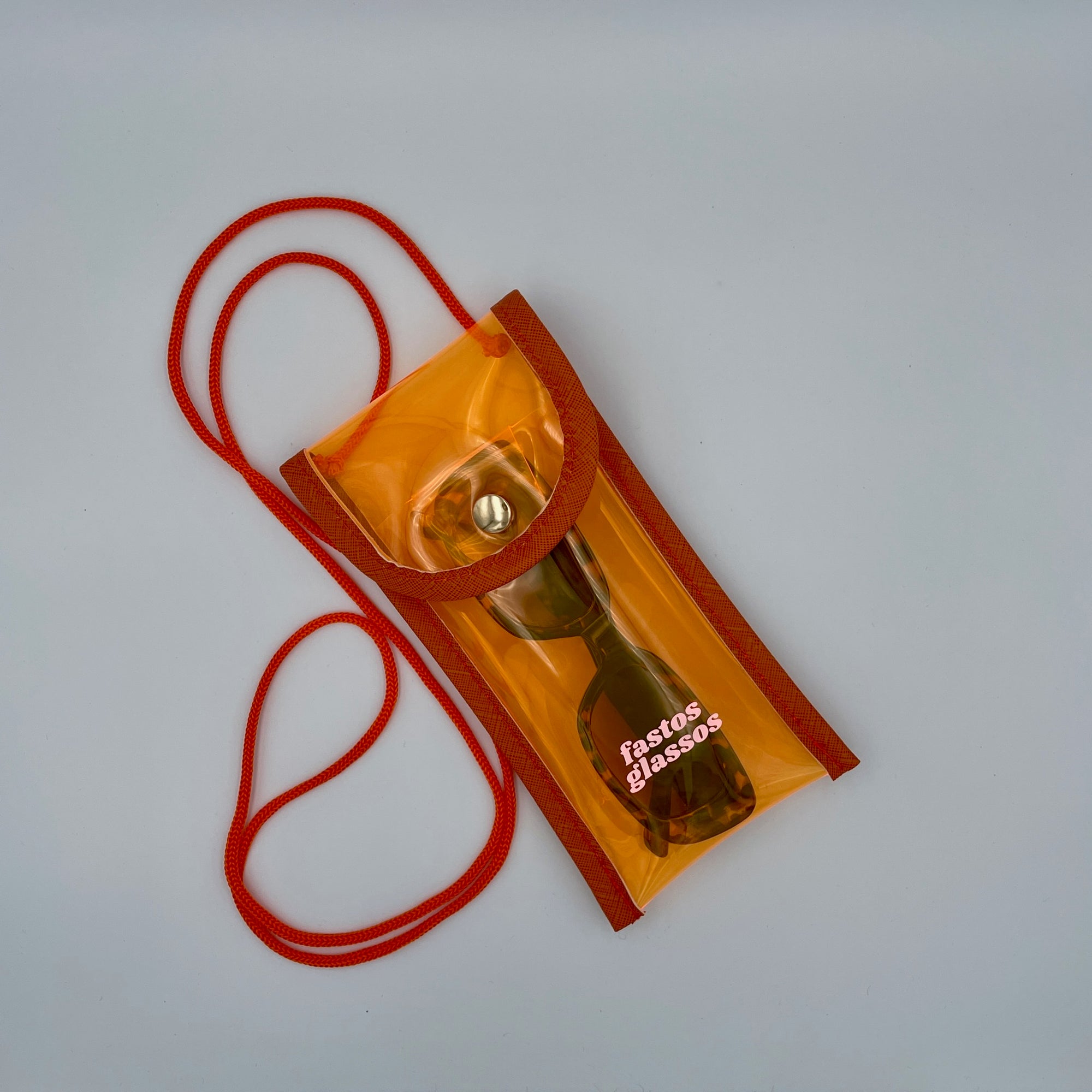 Sunglass Case - Neon Orange