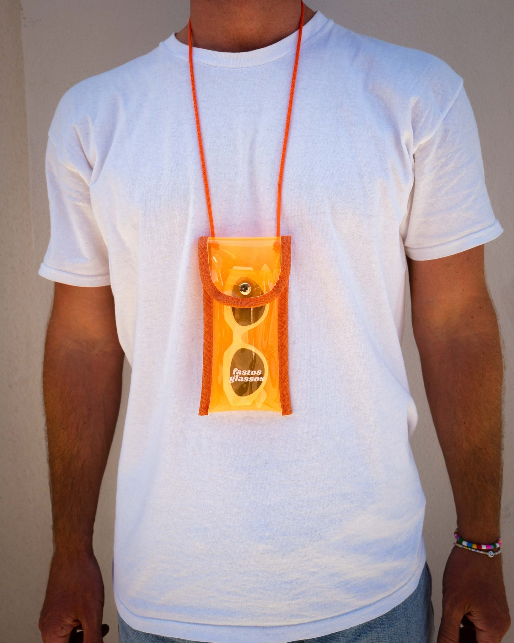 Sunglass Case - Neon Orange